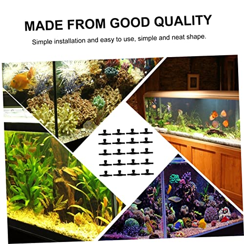 ABOOFAN 30pcs Shape Connector Adapter for Oxygen Tubing Easy Installation for Fish Tanks and Aquariums Airflow for Air Pumps and Stones