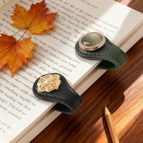 Elegant Design Magnetic Journal Clip, Decorative Bookmark Clips - style: Color Set A 2 Pcs