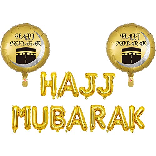 18inches Eid Mubarak Foil Balloons Muslim Islam Party Decoration Supplies Hajj Mubarak Kids Gift Inflatable Toys