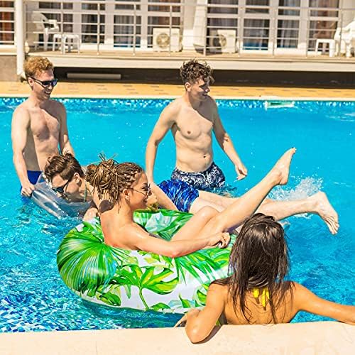 Adult Pool Floats,Inflatable Pool Floats,Pool Swimming Ring,Water Fun Large Inflatable Summer Beach Swimming Rafts Adult