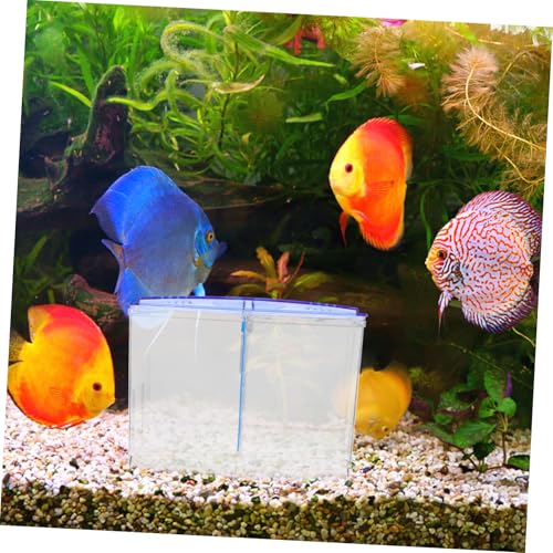 Abaodam Fish Breeding Box with Oxygen Supply Transparent Isolation Tank for Guppy Fry Fish Nursery and Shrimp Breeding Versatile Aquarium Accessory for Healthy Growth