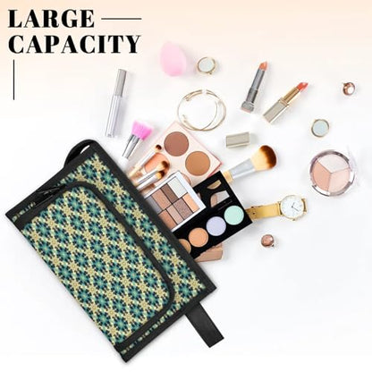 Travel Makeup Bag for Women Men Unisex Islamic Ethnic Theme Multipurpose Cosmetic Wash Pouch Bag Toiletry Toiletries Shower Bag Organizer