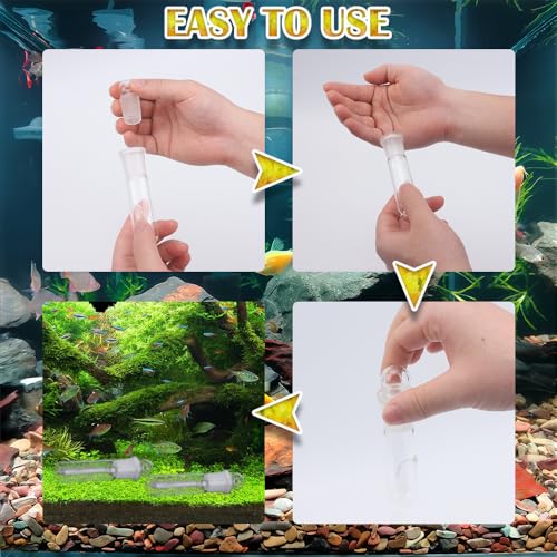 DQITJ 2 Pack Planaria Catch Trap Aquarium Clear Glass Leech Flatworm Bristle Worm Trap Tube Catcher for Red Cherry Shrimp Dwarf Shrimp Tank (1 Holes+3 Holes)