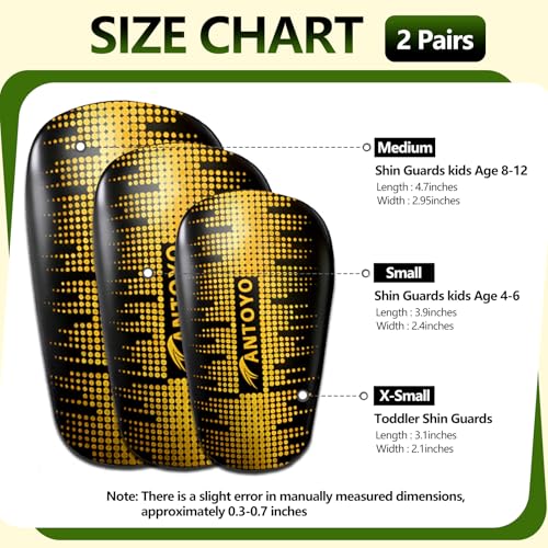 Mini Shin Guards Soccer Kids,Small Protective Gear with Fixed Straps | 2 Pairs Small Tiny Shin Pads Match Equipment Protective Tiny Shin Guards Soccer for All Ages - color: Golden Stars, size: M(H: 4.5 in,W: 2.9 in)