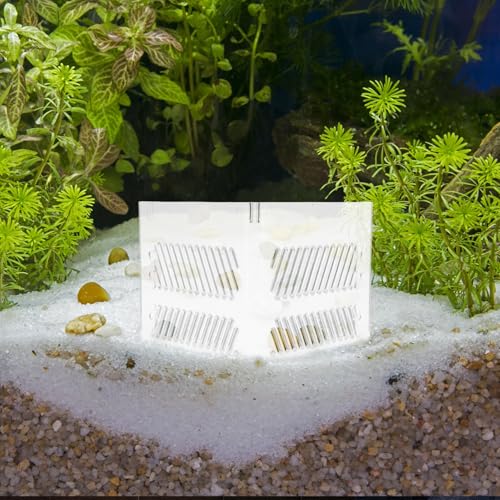 Fish Tank Partition Grid Board Acrylic Aquarium Isolation Pump Guards Single Layer Divider for Home Aquarium Filtration and Gravel Separation