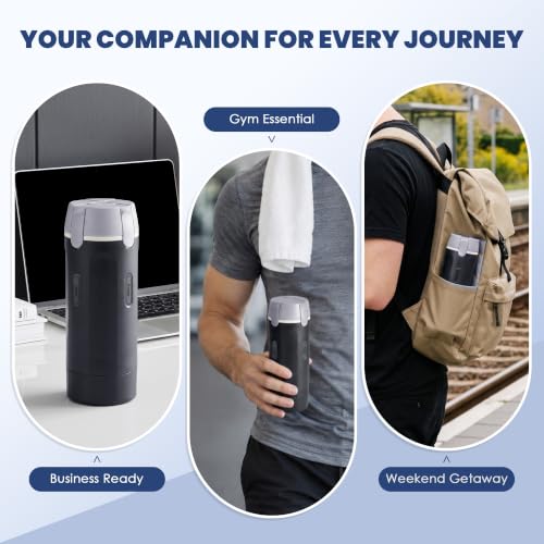 4 in 1 Travel Dispenser Bottle,4 Pack 30ML Travel Bottles for Toiletries, Leak Proof Travel Size Containers (Black, OneSize) - color: Black