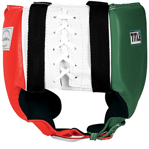 Title Boxing Amateur Competition Headgear (w/Cheeks) - Boxing Headgear, MMA Headgear, Sparring Gear, Headgear Boxing Sparring, Boxing Head Gear, Sparring Headgear, Muay Thai Headgear - color: Mexico, size: Small
