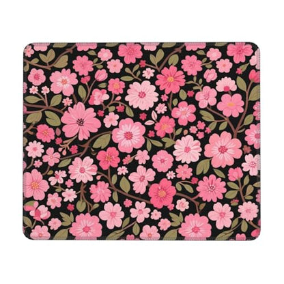 Flowers Computer Mouse Pad Anti-Slip Rubber Base Square Mouse Mat for Office Computer Mousepad 7.9 X 9.5 in - color: Flowers, size: 9.5L x 7.9W inches