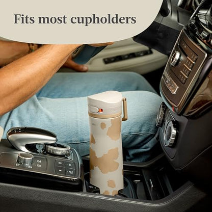 Contigo x Ally Love Jackson Chill 2.0, Stainless Steel, Spill Proof Water Bottle with AutoPop Lid, BPA Free, 24oz, Oatmilk - color: Oatmilk, size: 24oz (Pack of 1), style: Ally Love