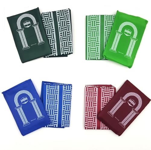 Mini Pocket Portable Travel Prayer Praying Rug Mat Namaz Carpet Islamic Gift Muslim Gifts Bulk Musallah Foldable Waterproof Salah Slalat Sajadah Sajda Sajjadah Gift Ramadan Eid Gift (50)