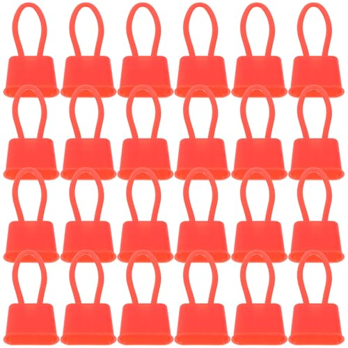 Wakauto Mesh Bag Clasps for Egg and Produce Nets, 200pcs Plastic Hooks with Red Large Clips, Multipurpose Storage Net Closures for Grocery, Kitchen, and Fruit Organizer
