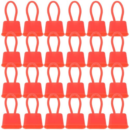 Wakauto Mesh Bag Clasps for Egg and Produce Nets, 200pcs Plastic Hooks with Red Large Clips, Multipurpose Storage Net Closures for Grocery, Kitchen, and Fruit Organizer