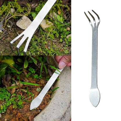 4 Pack Bonsai Rake Stainless Steel Bonsai Tree Root Rake Mini Kumade Bonsai Soil Cultivation Tool for Indoor Plants Root Loosening Houseplants Repotting House Plants in Decor Pots Seedling