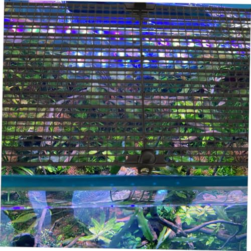 4Pcs Aquarium Divider Board Plastic Grid Fish Tank Cover for Jump Prevention Easy to Clean Fish Separator with Suction Cups for Betta Fish Safety