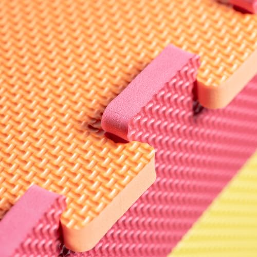 BalanceFrom Kid's Puzzle Exercise Play Mat with EVA Foam Interlocking Tiles - color: 36 Tiles, Alphabet