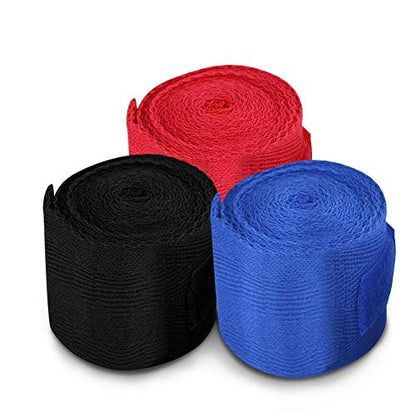 Alomejor Boxing Hand Wraps,Comfortable Breathable,Muay Thai Wraps,Cotton,for Training Sparring Competition Kickboxing Martial Artists