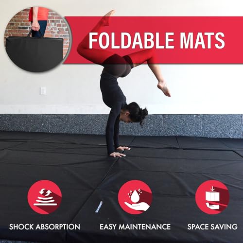 COCO MATS 'N MORE High Density Foam Karate Mat V4 – Non-Slip Cushioned Gym Mat with Cross-Linked Polyethylene Foam Core, Durable Exercise Mat & Padded Floor Mat for Martial Arts - size: 4' x 4'