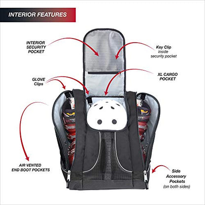 Athalon Everything Boot Bag/Backpack - color: New Rust Black
