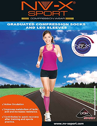 Leg Sleeves 15-20MMHG Compression Enhanced Performance and Protection, Acid Pink, Small - color: Acid Pink, size: Small