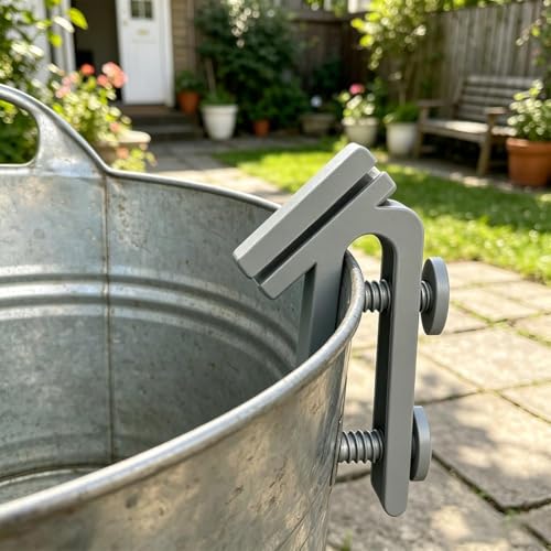 Fish Tank Hose Holder, Adjustable Fish Tank Pipe Clamp for Bucket & Fishs Tank, for Aquarium Water Changes,Gardening,Washing,Anti-Slip, ool-Free,for Sink & Plumbing Applications,3.15x5.51” (Black) - color: Black