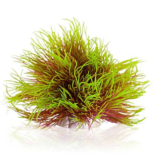 Fish Tank Decorations Aquarium Plants Plastic Artificial Décor (Pink Yellow) - color: Pink Yellow