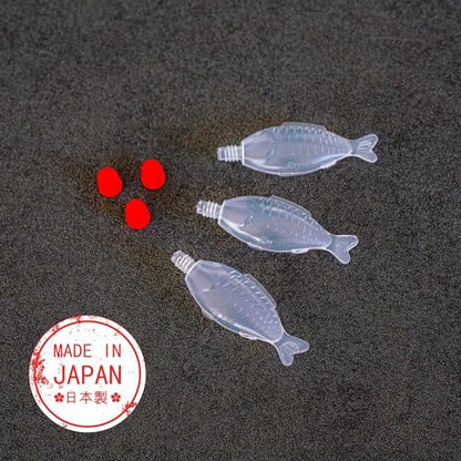 Japanese Soy Sauce Fish-shaped Bottles Tarebin 4ml 200pcs, Made in Japan for Bento Box, Mini Disposable Bottles, Kitchen, Seasoning, Dressing, Sauce - size: 200pcs