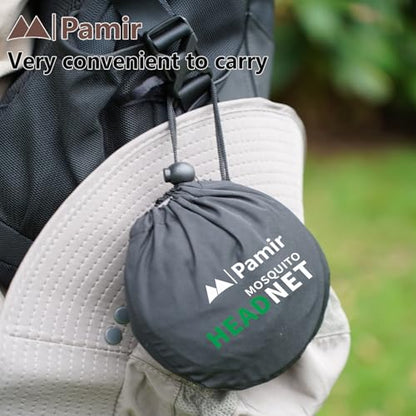 Mosquito Head Net Hat with Hidden Mesh Mask - UPF 50+ Sun Protection Safari Bucket Hat for Fishing Hiking Camping Men Women
