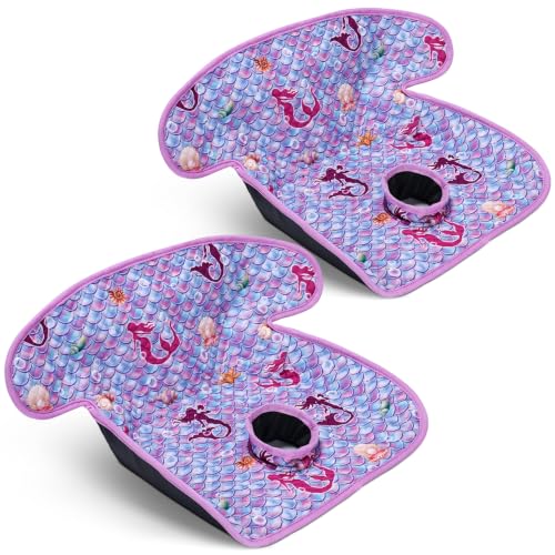 COOLBEBE 2 Pack Waterproof Car Seat Protector for Potty Training | Car Seat Liner Toilet Training for Baby Toddler Kid, Piddle Pads Cover Car Seat Pad for Strollers & Carseat (Mermaid, 2PC) - color: Mermaid, size: 2 Pack