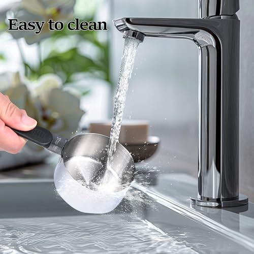 3/4 Cup Magnetic Grips Stainless Steel Measuring Cup -1PCS - size: 3/4 cup