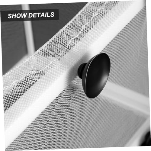 2pcs Big Size Fish Net Decor for Fish Tank Aquarium Breeder Box with Suction Cup