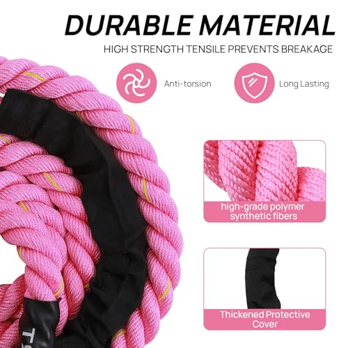 Weighted Jump Rope for Fitness – Heavy Skipping Rope for Women & Adults, Ideal for Home Gym Workouts, Strength Training, Weight Loss, and Boxing - size: 1.5 LBS