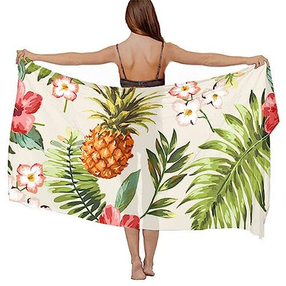 Women Swimwear Pareo Beach Cover Up Bikini Sarong Swimsuit Wrap Skirts - color: Color235