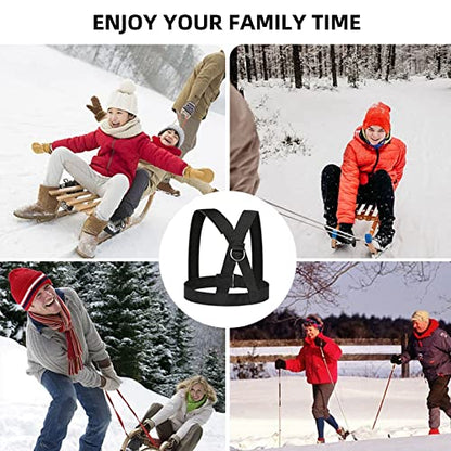 Sled Workout Equipment, Tire Pulling Harness Workout Training | Adjustable Sled Pulling Belt for Full Body Physical Exercise Multidirectional Improve Strength and Agility Indoor and Outdoor