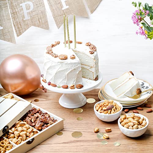 Happy Birthday Food Gift Basket, Healthy Nut Gift Tray, Birthday Snack Treat in Reusable Wooden Crate, Gourmet Assorted Food Delivery, Birthday Snack Box, For Men, Women and Families, Bonnie & Pop - style: Birthday