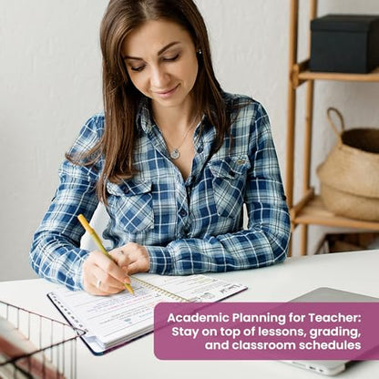Planner 2026–2027, Academic Monthly Weekly Spiral Calendar, July 2026 – June 2027, Hardcover Agenda Notebook with Tabs, 6.3" x 8.5", Perfect for Students, Teachers, School & Daily Planning - Ocean Glow - color: W-Ocean Glow, size: (6.3"x8.5")a5