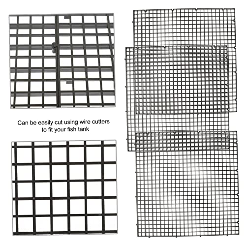 Abaodam 1Set Aquarium Dividers Boards for Fish Tank Bottom Partition with Suction Cups for Breeding and Separating Fish