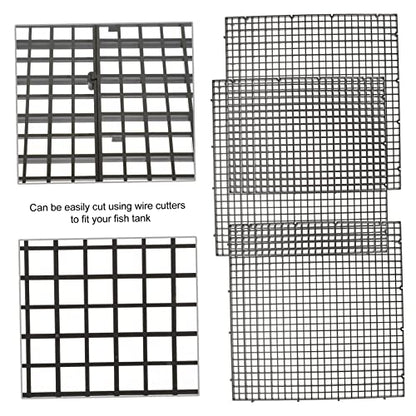Abaodam 1Set Aquarium Dividers Boards for Fish Tank Bottom Partition with Suction Cups for Breeding and Separating Fish