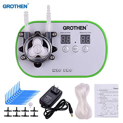HUIOP Timed Dosing Peristaltic Pump Metering Pump Smart Watering Device Amount Timing Control with 5 Meter Hose 160ml/min for Aquarium Laboratory Home Office,Dosing Peristaltic Pump