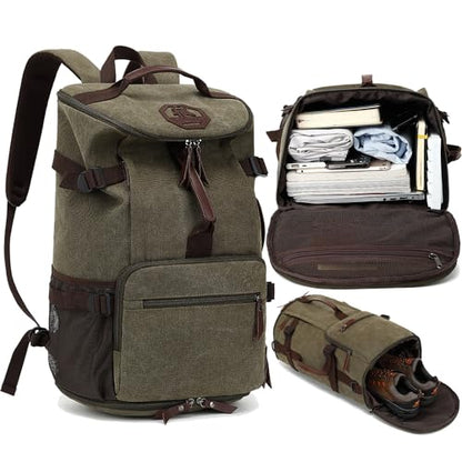 gym duffel bag backpack wrestling bag with shoe compartment 4 kinds of back method waterproof sports walking laptop - color: C-green