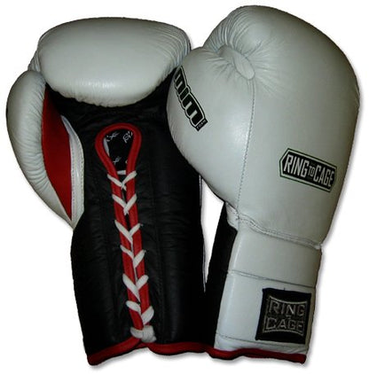 20oz, 22oz, 24oz Deluxe MiM-Foam Sparring Gloves - Lace-up for Muay Thai, MMA, Kickboxing, Boxing - size: 22oz