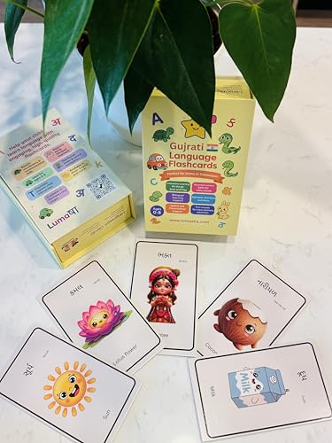Gujarati Language Flashcards for Kids | Fun Way to Learn Gujarati Alphabet & Words