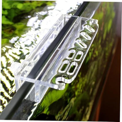 Acrylic Water Plant Tool Rack for Aquarium Maintenance Compact Design for Scissors Tweezers Scrapers Storage for Aquatic Plant Care