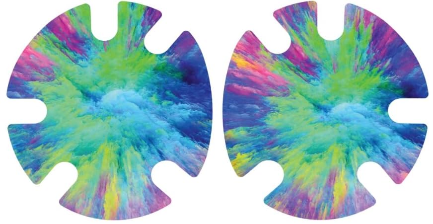 4Time All American Wrestling Headgear Decals Wraps (Color Run Bleed) - color: Color Run Bleed