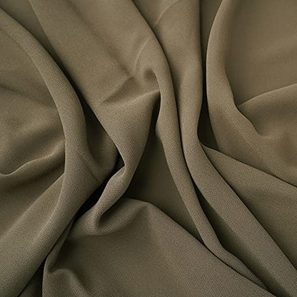 YOUR SMILE for Women Lightweight Breathable Solid Color Soft Chiffon Long Fashion Scarves Sun-proof Shawls Wrap - color: Brown