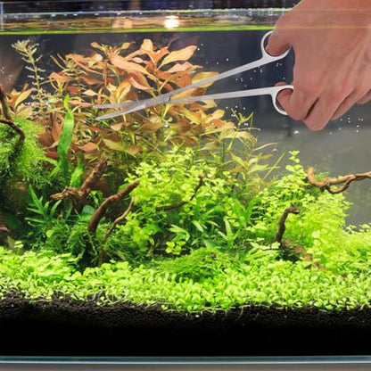 1set Aquarium Maintenance Tool Set Aquascaping Kit Scissors Tweezers and Spatula for Easy Plant Care and Fish Tank Cleaning