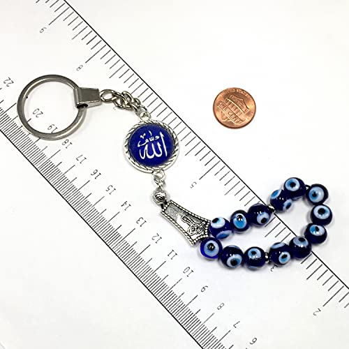 Evil Eye Collection (Evil Eye Bead Keychain and Keychain Collection with Allah - Handbag Holders) - color: Evil Eye Bead Keychain and Keychain Collection With Allah - Handbag Holders