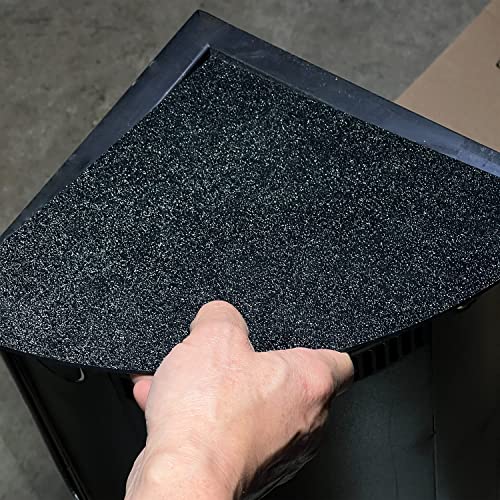 Aquacrylic Aquarium Corner Overflow Drain Cover Lid for Marineland, Aqueon and Other Fish Tanks Matte and Gloss Sides