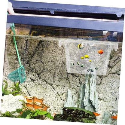 Fish Isolation Box for Betta Fine Mesh Breeding Incubator with Durable for Fish Shrimp and Newborns Easy Attachment to Aquariums