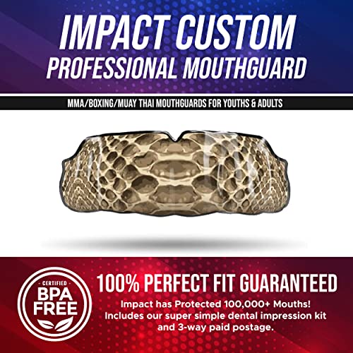 Impact Custom Professional MMA/Boxing/Muay Thai Mouthguard (Snake Skinz) - color: Snake Skinz