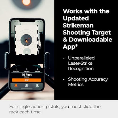 Strikeman .38 Special Dry-Fire Laser Training System - Great for Target Shooting Practice with Pistols - Kit Includes Access to Updated App (No Subscription Needed), Cartridge, Target & Phone Holder - style: .38 Special